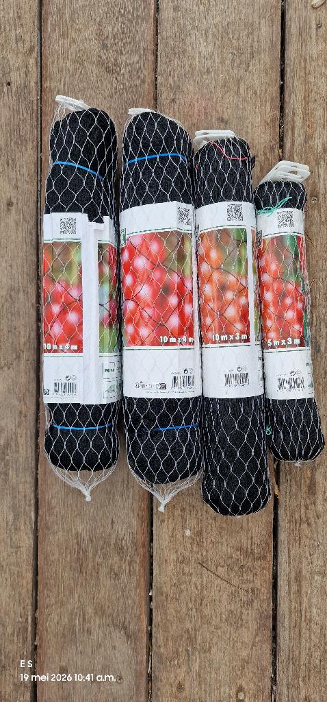 Vogelnet zwart, Ophalen, Nieuw