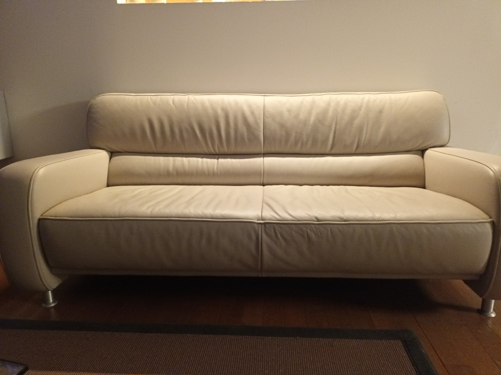 2 lederen zetels van het Duitse design merk Koinor, Comme neuf, Enlèvement, Cuir, Autres dimensions