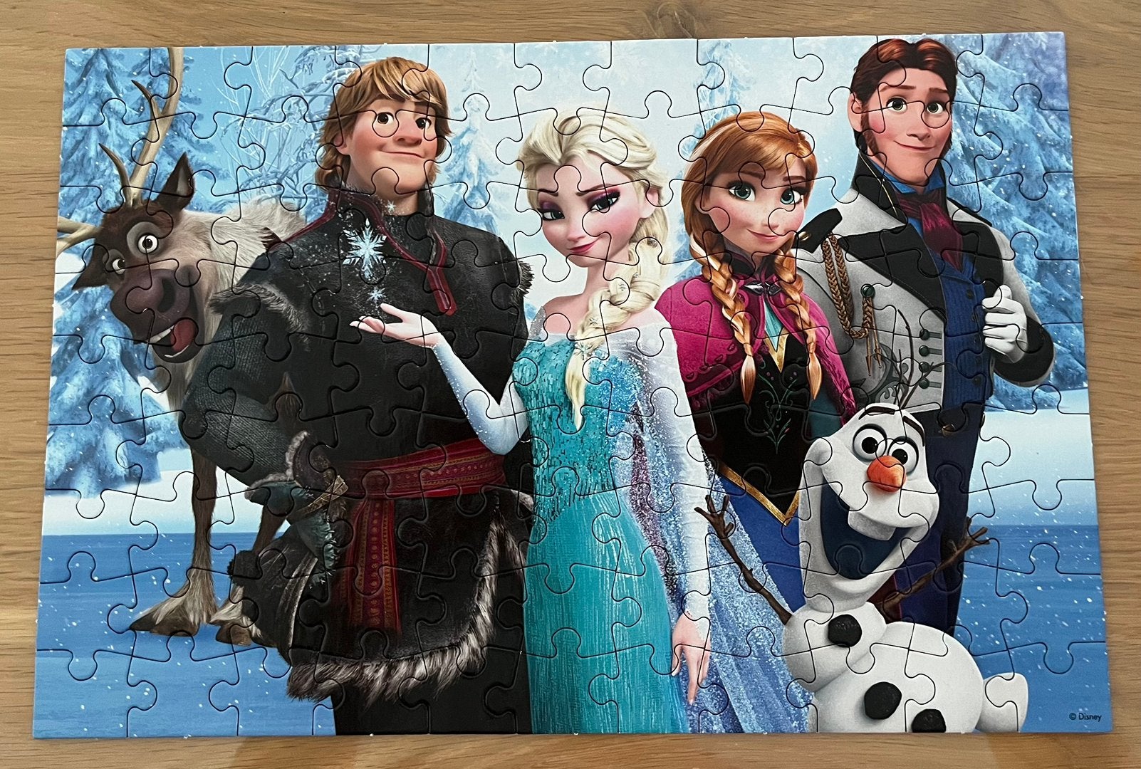 Puzzel Frozen 99 stukken Disney, Enfants & Bébés, Jouets | Puzzles pour enfants, Enlèvement ou Envoi, Plus de 50 pièces, Utilisé