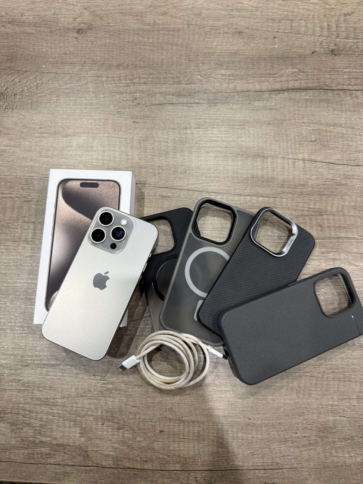 Iphone 15 Pro grey, Ophalen, 128 GB, IPhone 15, Zo goed als nieuw