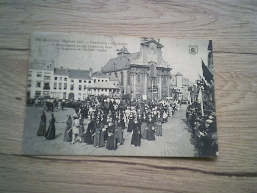 MECHELEN: Praaltrein - de Minnezangers van den aartshertog, Ophalen of Verzenden, Voor 1920, Gelopen, Antwerpen