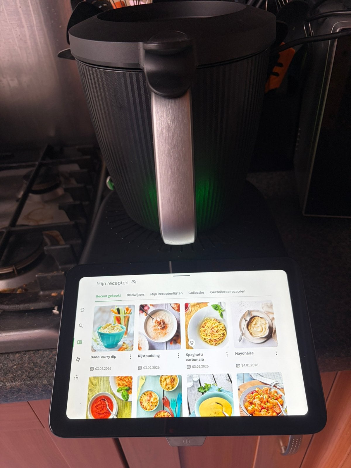 Thermomix 7 met draagzak  amper gebruikt 1 jaar oud, Ophalen, Zo goed als nieuw
