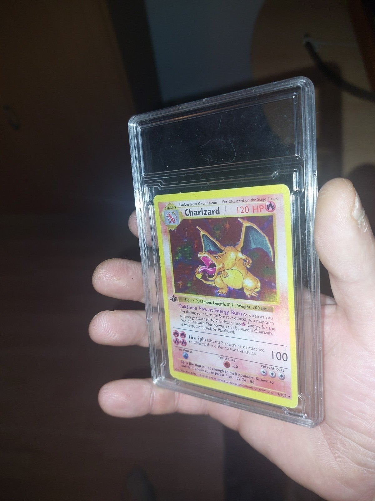 charizard holo, Hobby en Vrije tijd, Ophalen of Verzenden