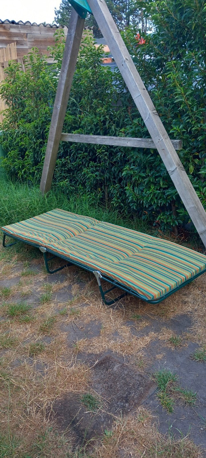 Retro veldbed, Tuin en Terras, Ophalen