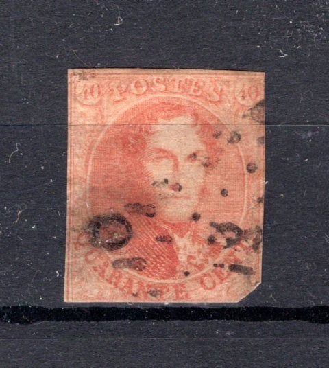 (B) 12 gestempeld 1861 - Langwerpig medaillon - 2, Verzenden, Gestempeld, Gestempeld