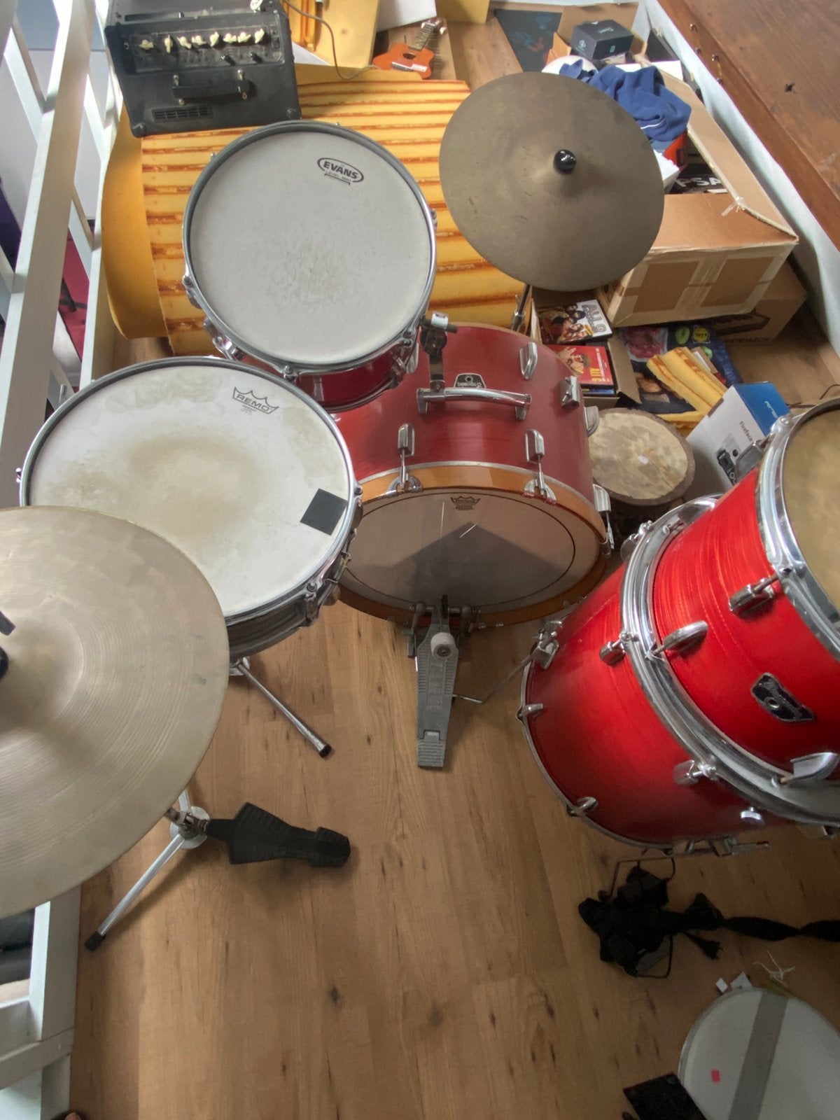 Volledige Drum Kit Jaren ‘70 Emperador, Musique & Instruments, Batteries & Percussions, Enlèvement, Comme neuf
