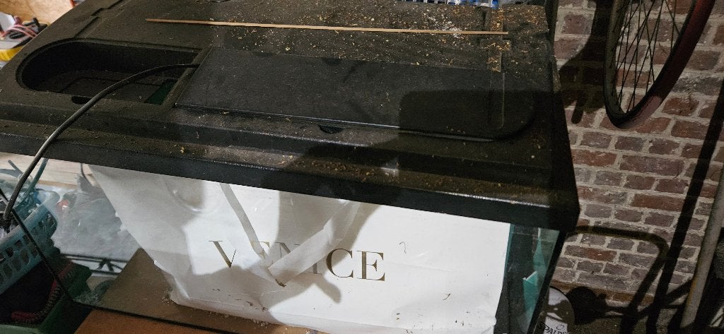 Aquarium en wat toebehoren, Ophalen, Gebruikt