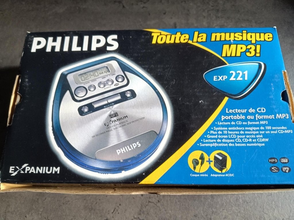 walkman cd philips exp 221, Audio, Tv en Foto, Walkmans, Discmans en Minidiscspelers, Ophalen of Verzenden, Walkman