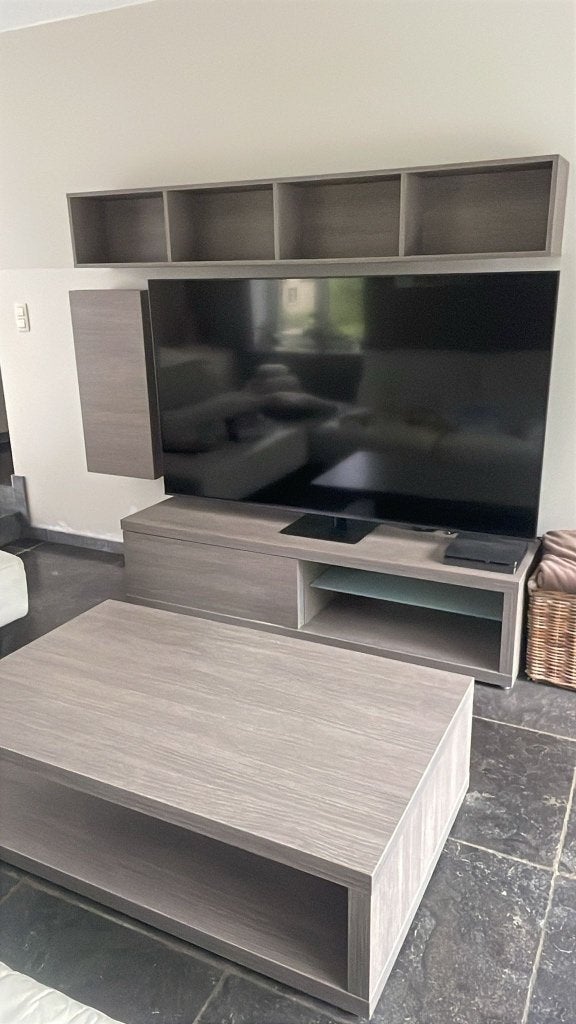 Set meubelen voor salon, tv-kast en salontafel, Ophalen