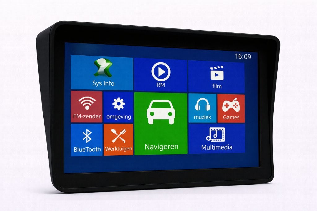 7 inch Camper, Truck, Auto GPS Navigatiesysteem.BLUETOOTH, Info@drktech.be, Oosterwennel 35 Genk, Nieuw, Ophalen of Verzenden