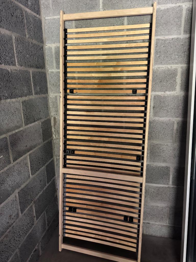 Lattenbodem, Maison & Meubles, Chambre à coucher | Matelas & Sommiers, Queen size, Comme neuf, 200 cm, Enlèvement