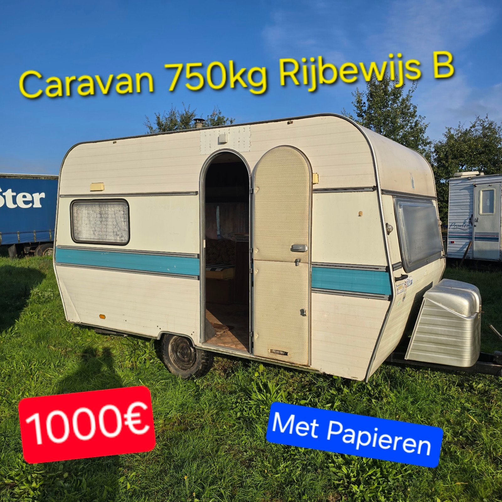 24 Caravan trailer woonwagen pipowagen tiny house foodtruck, Ophalen