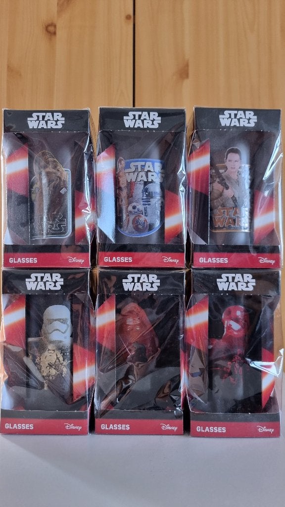 Verres Star Wars 7 Berghoff (Texaco), Collections, Enlèvement, Neuf, Autres types