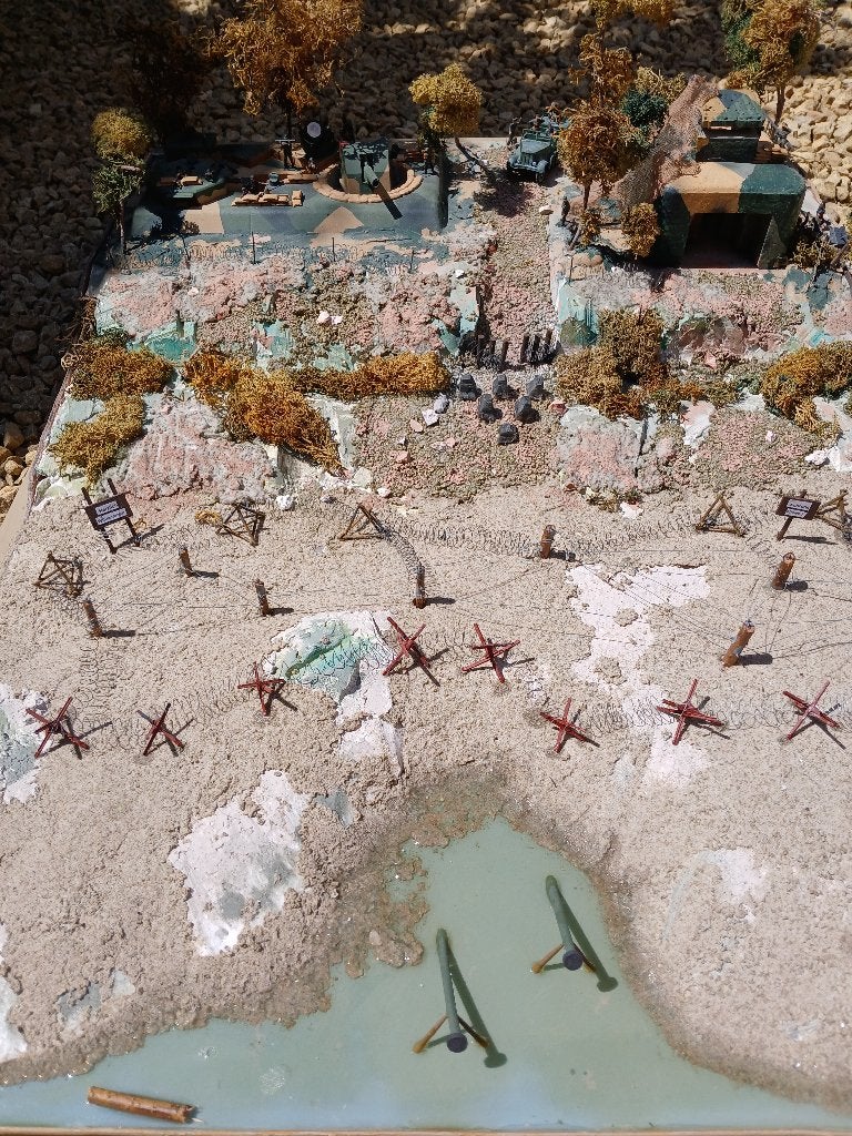 Landingbeach verdediging WW2, Ophalen, Nieuw, 1:50 of kleiner, Diorama