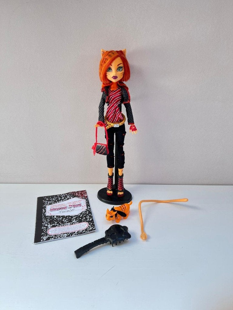 Monster High Toralei Stripe G1 Signature - volledige pop, Verzamelen, Ophalen of Verzenden, Gebruikt, Fashion Doll