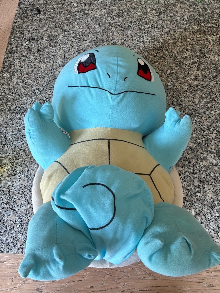 Pokémon Knuffel Squirtle, Kinderen en Baby's, Gebruikt, Overige merken, Overige typen, Blauw
