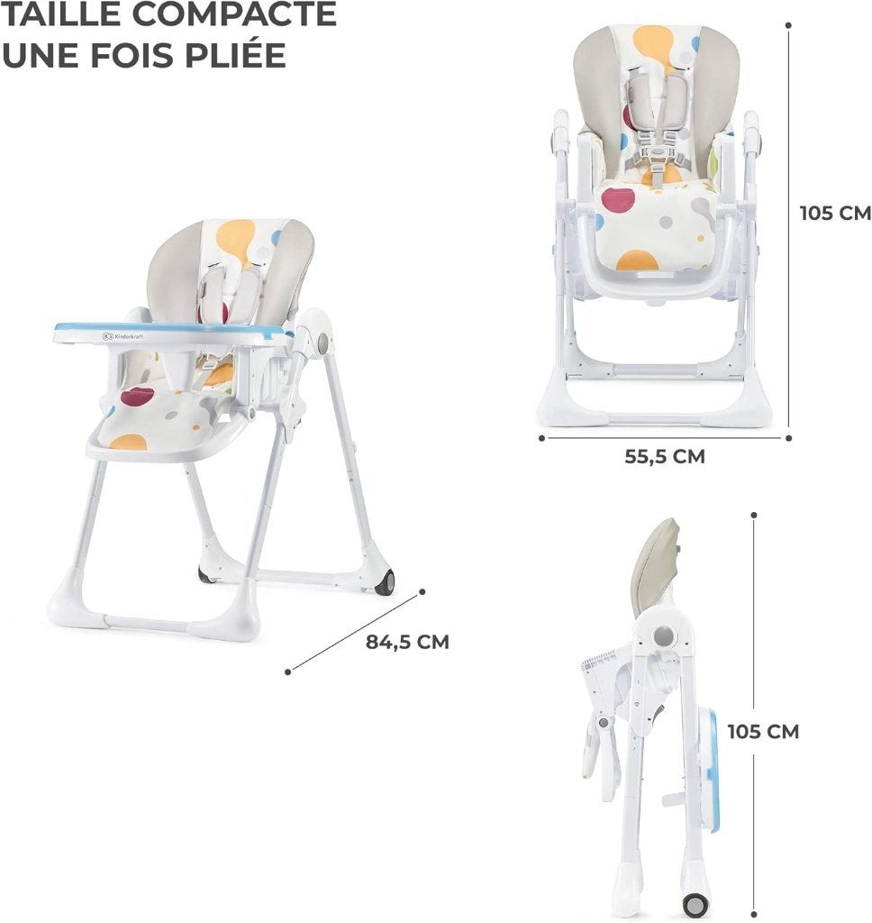 Chaise Haute Enfant, Pliable, Réglable, Enlèvement, Utilisé, Chaise évolutive, Ceinture(s)