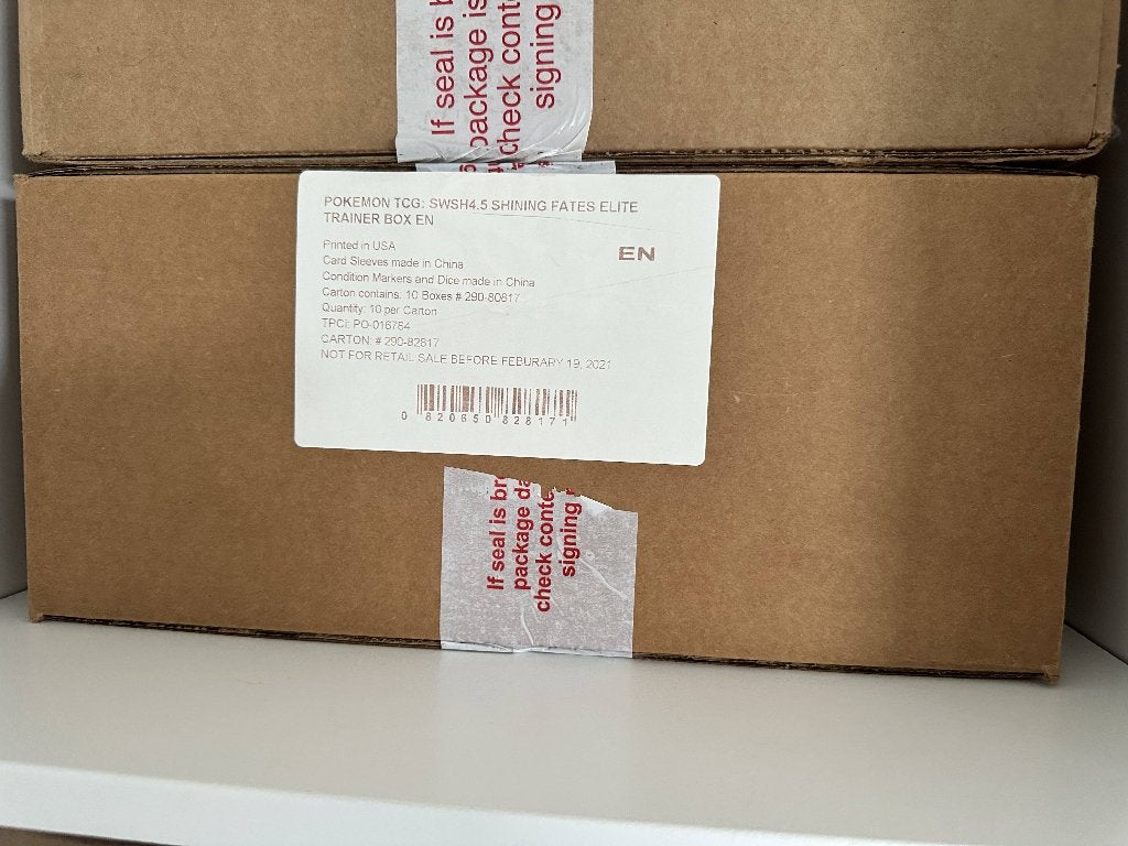 Étui Shining Dates ETB scellé, Enlèvement ou Envoi, Neuf, Booster box