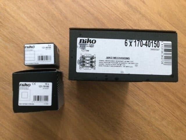 Niko 170-40150 " NIEUW", Bricolage & Construction, Enlèvement, Neuf, Autres marques, Interrupteur