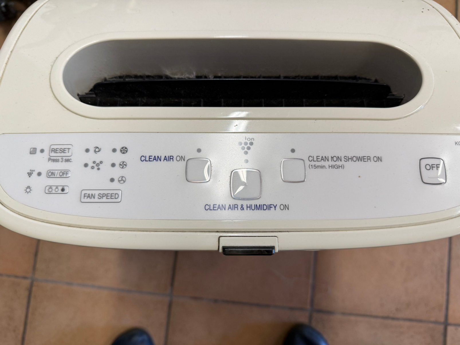 Sharp KC 840EW - Luchtreiniger met Bevochtiging, Elektronische apparatuur, Ophalen of Verzenden, Gebruikt