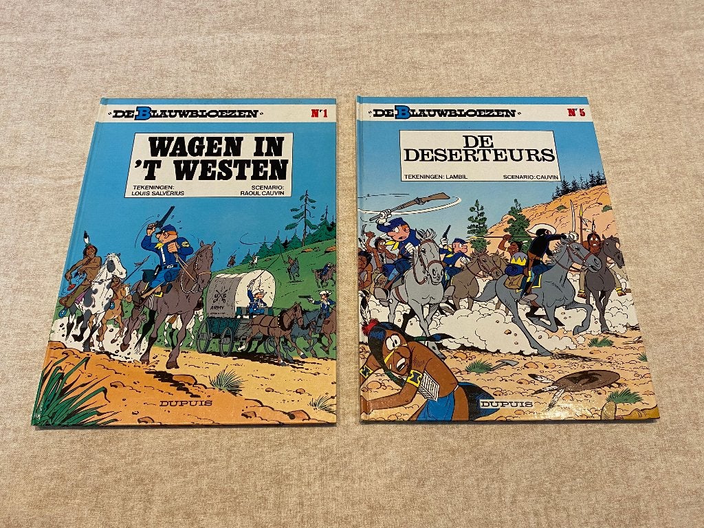 Salverius - Lambil - Cauvin - De Blauwbloezen HC, Boeken, Ophalen of Verzenden, Zo goed als nieuw