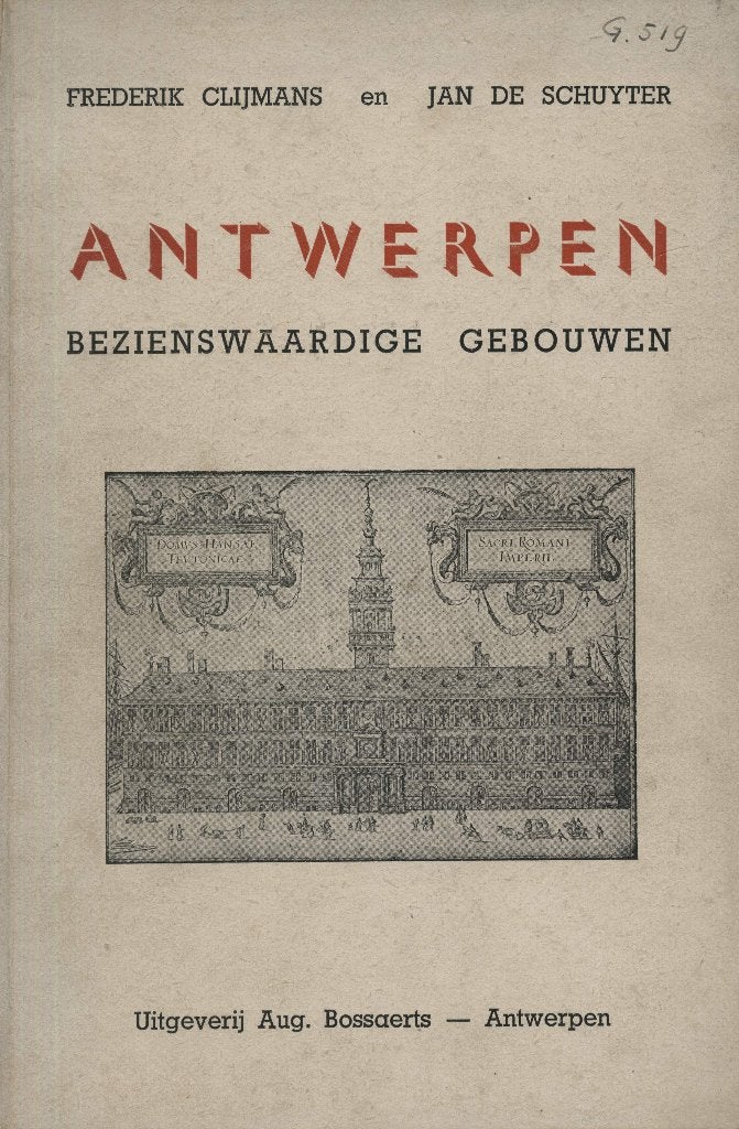 Antwerpen Bezienswaardige gebouwen, Ophalen of Verzenden, Gelezen