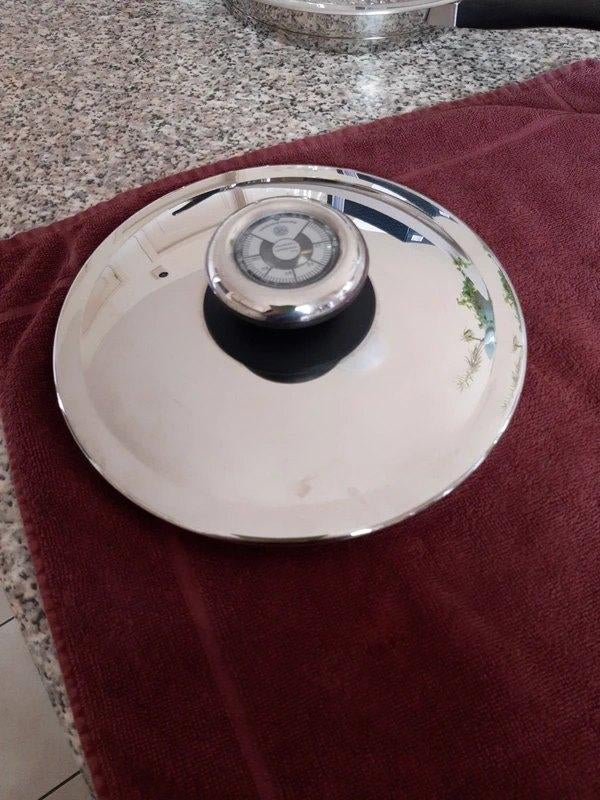 Housse AMC, Inox, Enlèvement ou Envoi, Comme neuf, Poêle à frire ou Sauteuse