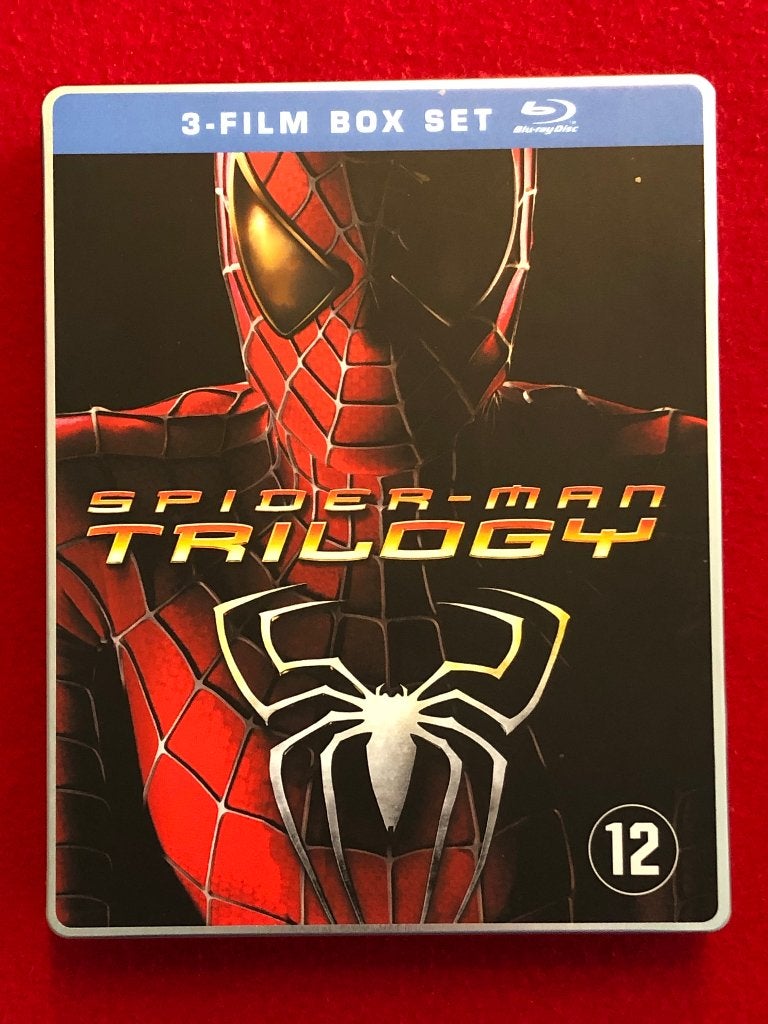 Spider-man trilogy (Blu-ray Steelbook), Ophalen, Zo goed als nieuw, Blu-ray