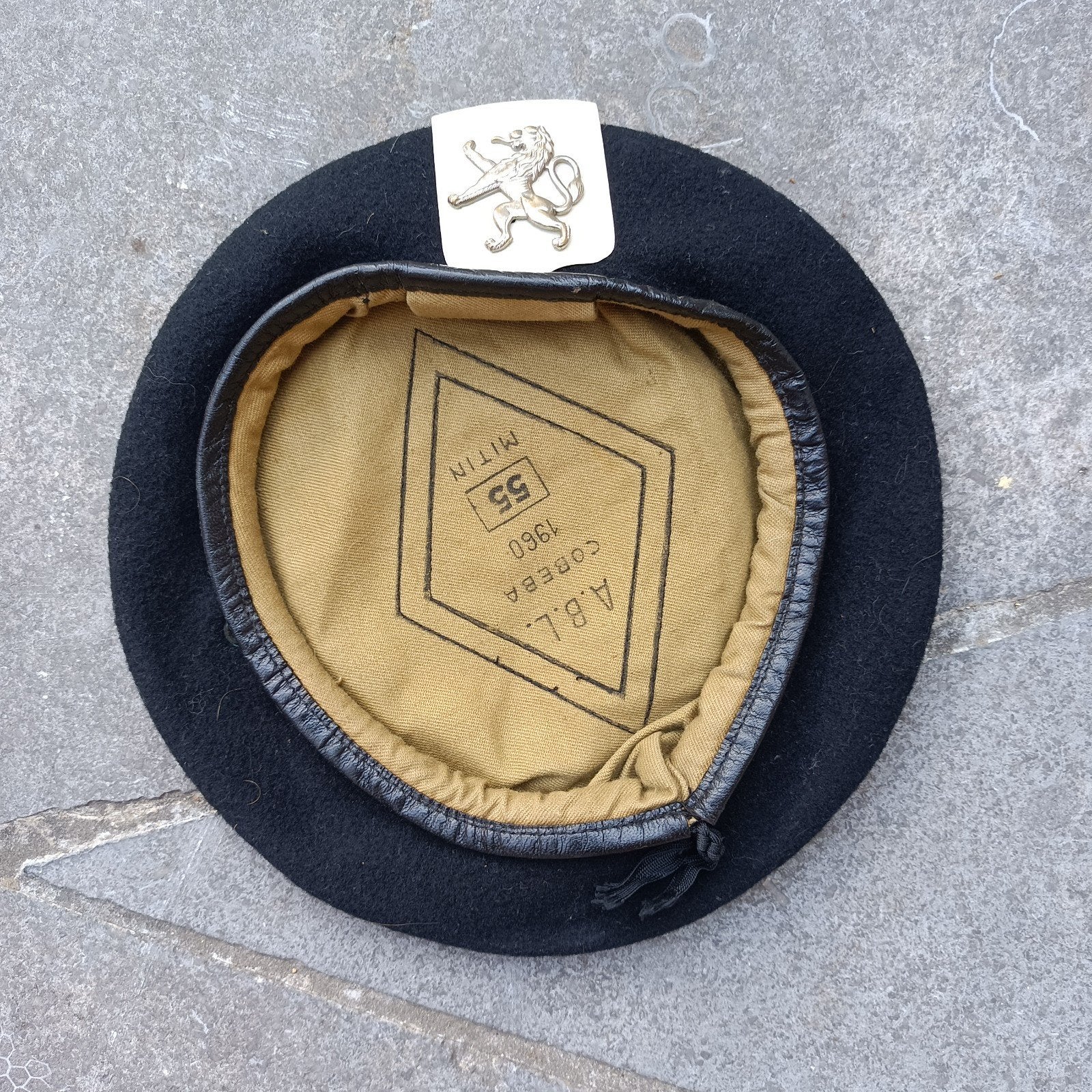 Béret de sous- officier des troupes blindées, ABL, 1960, Collections, Objets militaires | Général, Enlèvement ou Envoi