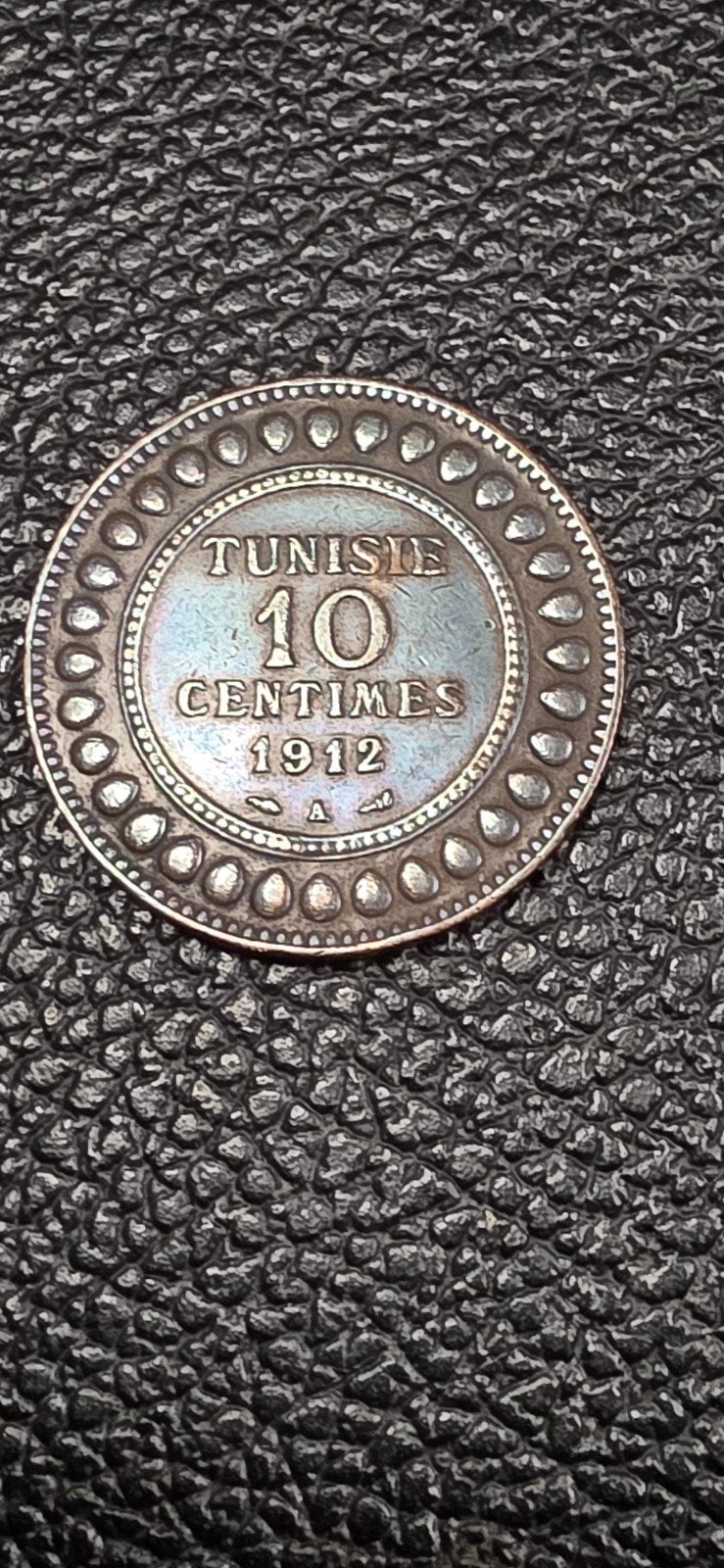 Tunesië 10 centimes 1912, Ophalen of Verzenden