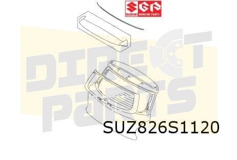 Suzuki Swift Sport achterklep (te spuiten) (6/18-) Origineel, Neuf, Arrière, -, Haillon arrière