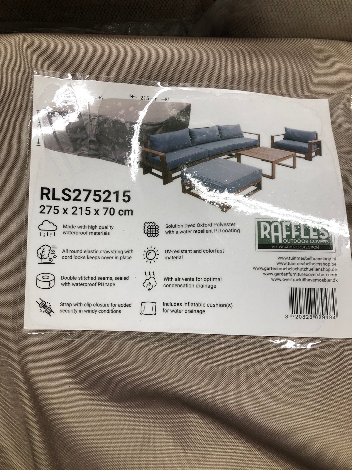 Overtrek voor loungeset, Tuin en Terras, Ophalen, Zo goed als nieuw, Loungeset