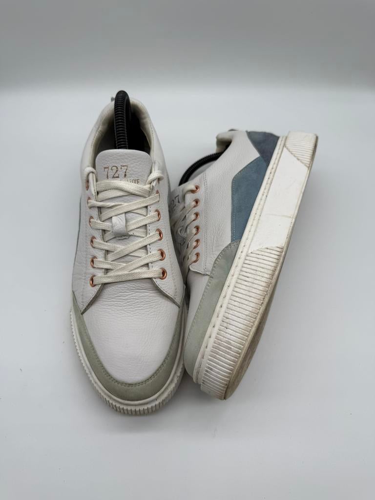 Cycleur de Luxe '727' Leren Sneakers – Maat 40 – Wit, Enlèvement ou Envoi, Sneakers et Baskets, Comme neuf, Blanc