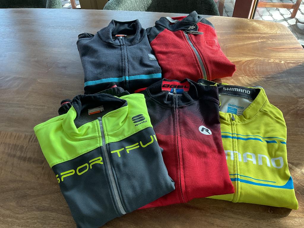 Pakket Fietstruitjes, Ophalen, Gebruikt, Heren, L