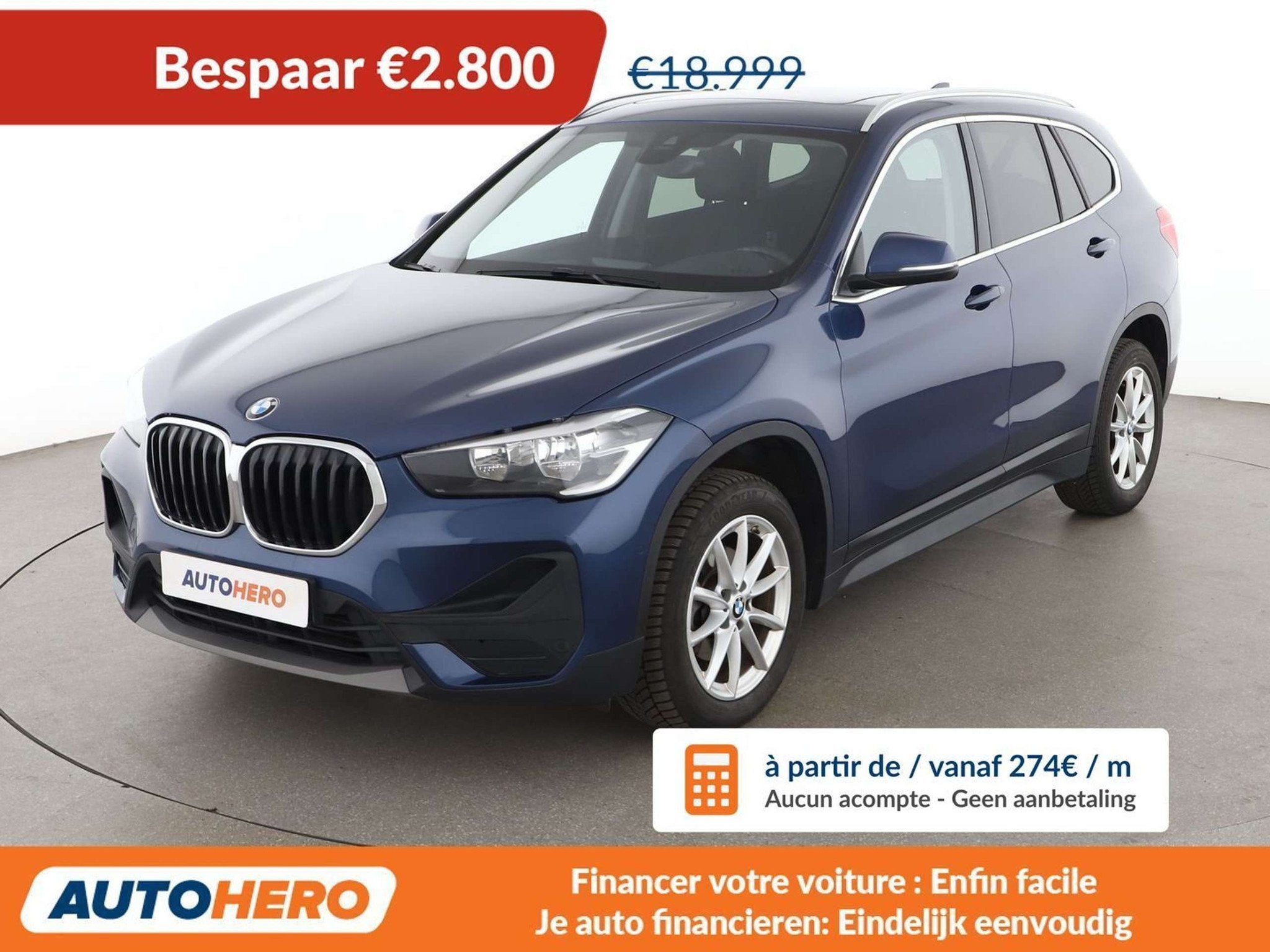 BMW X1 sDrive 16d Lounge (bj 2021, automaat), Auto's, Stof, Gebruikt, 5 deurs, SUV of Terreinwagen