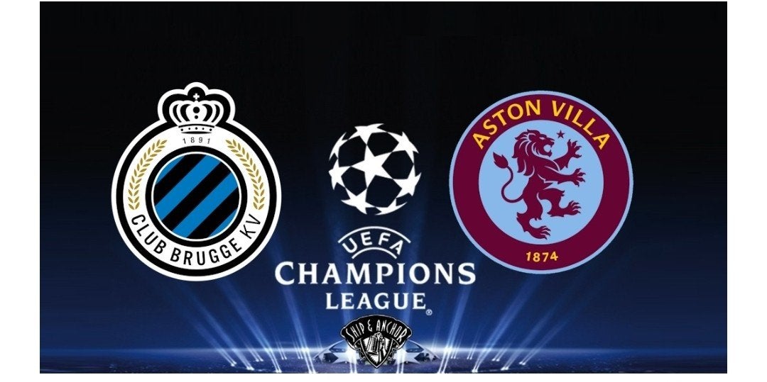 1x ticket club Brugge-Aston Villa