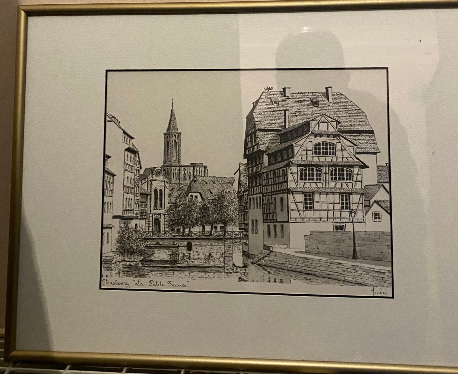 Gravure „La Petite France”, Ophalen, Gravure