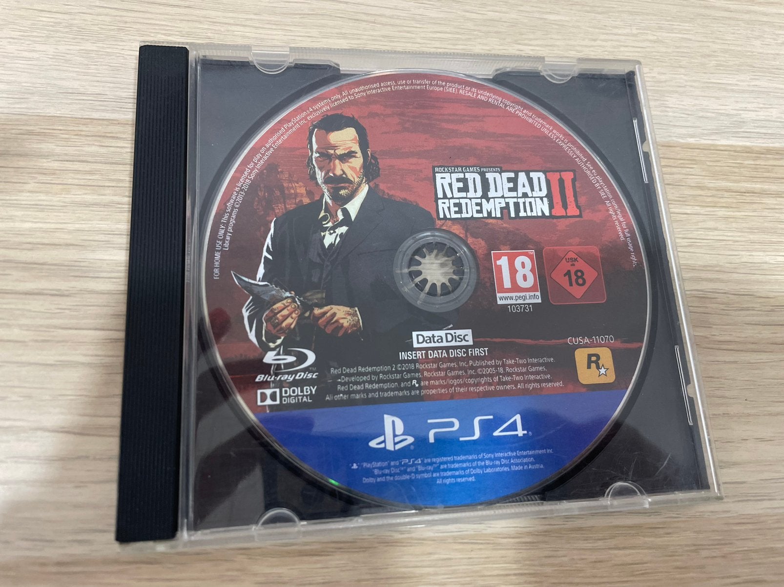 PS4 Red Dead Redemption 2 (schijfgegevens), Ophalen, Zo goed als nieuw