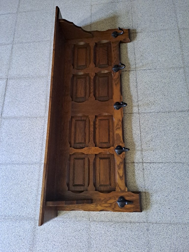 Kapstok, Ophalen, Zo goed als nieuw, Hout, Wandkapstok