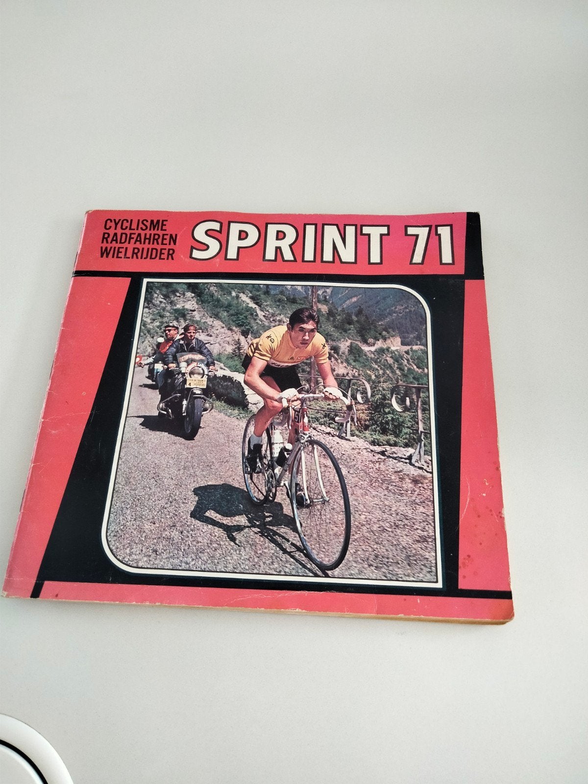 Vintage Sprint 71 Panini sticker boek wielrennen, Ophalen of Verzenden