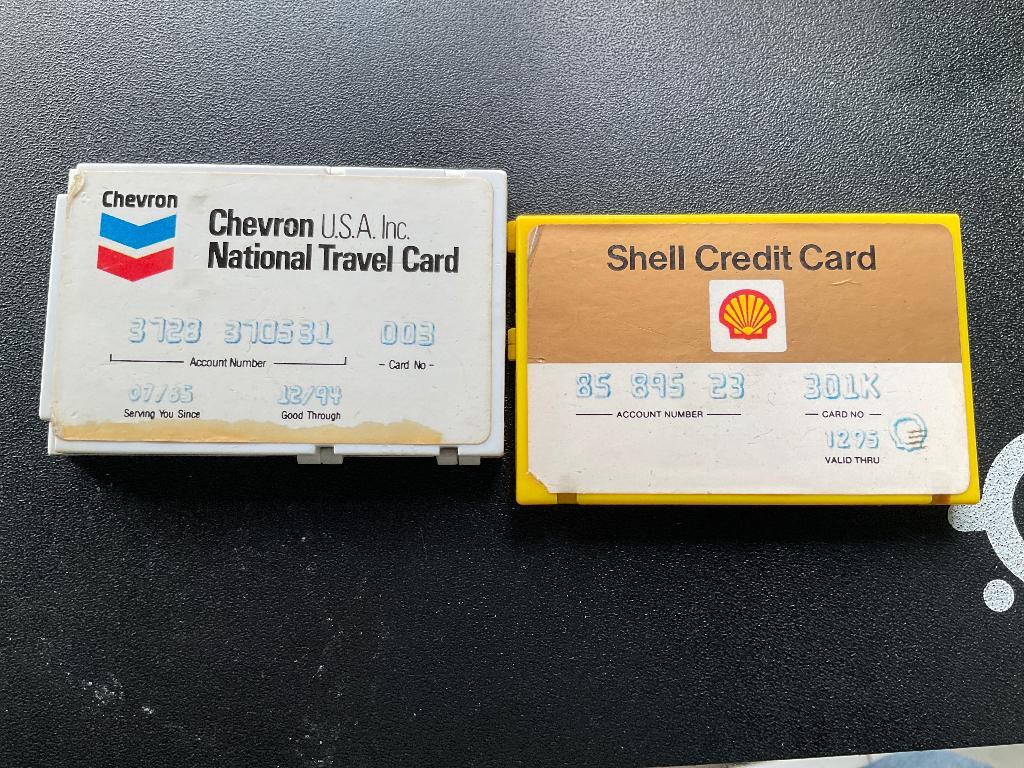 Micro machines Shell credit card & national travel card, Collections, Enlèvement ou Envoi, Utilisé