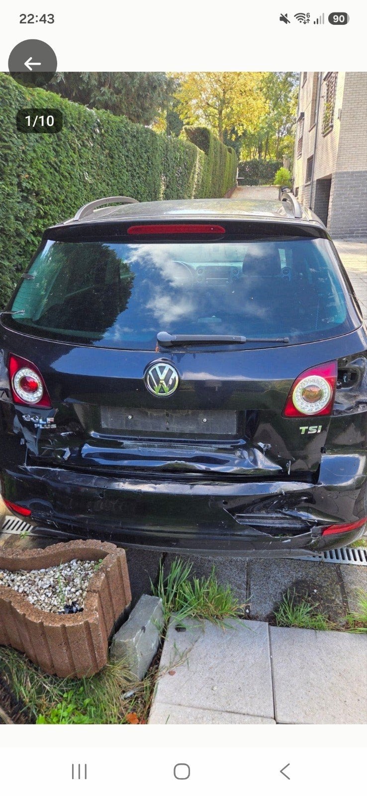 Vw golf 6 plus, Ophalen of Verzenden, Zwart