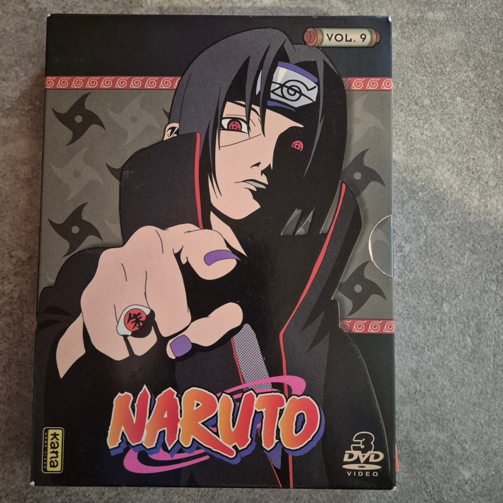 3 delige dvd box Naruto vol.9, Ophalen of Verzenden, Zo goed als nieuw
