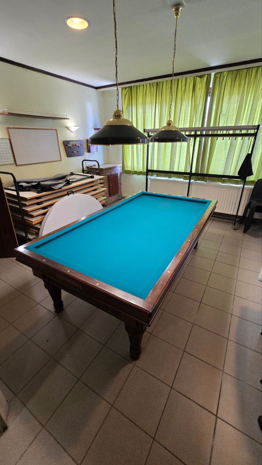 Verhoeven biljarttafel, Sport en Fitness, Biljarten en Poolen, Ophalen, Zo goed als nieuw, Biljarttafel