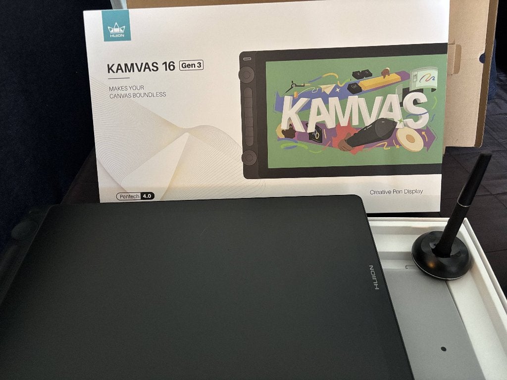 HUION KAMVAS PRO 16 gen3, Computers en Software, Ophalen of Verzenden, Zo goed als nieuw, Bedraad, HUION
