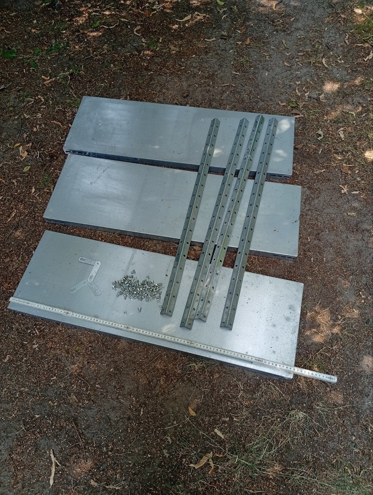 Metalen stellingkastje 90H x 90B x 30D, Ophalen, Gebruikt