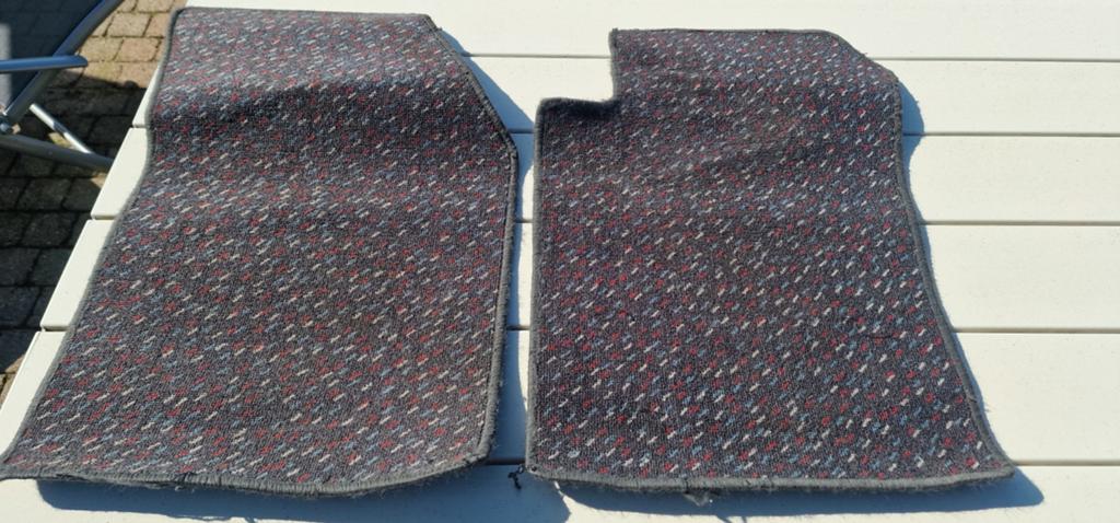 Tapis de sol de voiture, avant et arrière, 4 pièces, d'occas, Enlèvement ou Envoi, Utilisé
