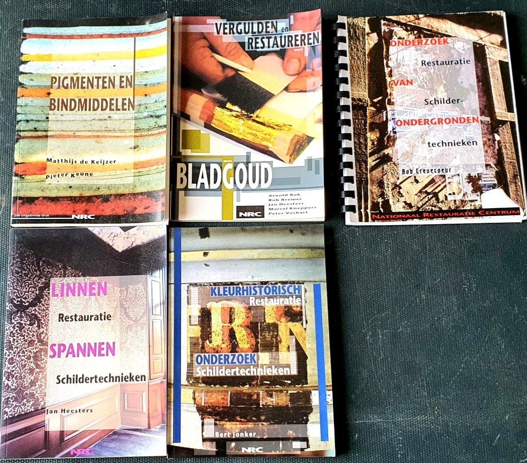 Restauratie- en schildertechnieken NCR, Boeken, Nationaal Restauratie Centrum, Schilder- en Tekenkunst, Ophalen, Gelezen