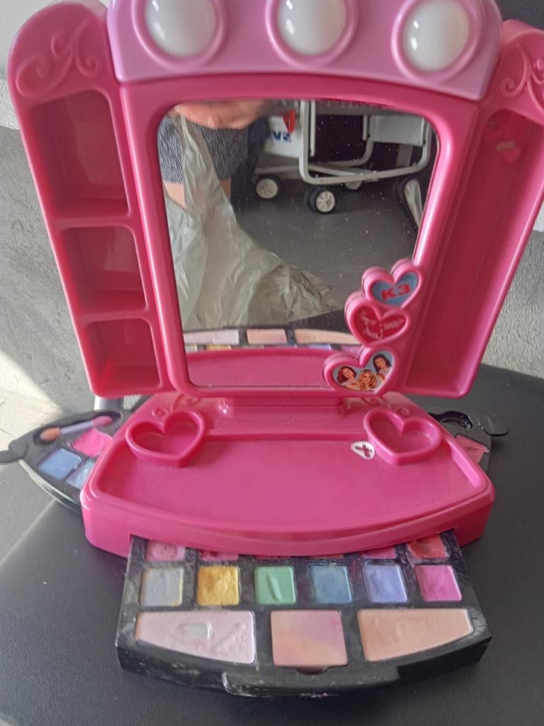 K3 Make-up spiegel met verlichting, Ophalen, Gebruikt, K3