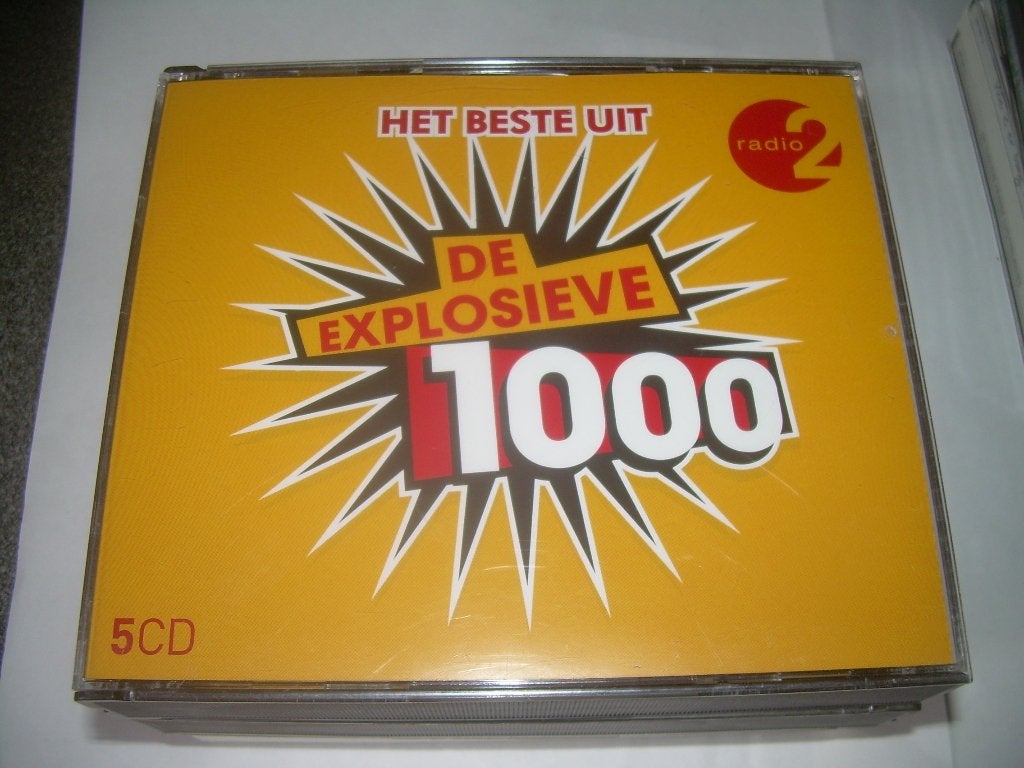 COFFRET DE 5 CD - RADIO 2 - THE EXPLOSIVE 1000, CD & DVD, CD | Compilations, Enlèvement ou Envoi, Comme neuf, Pop, Coffret